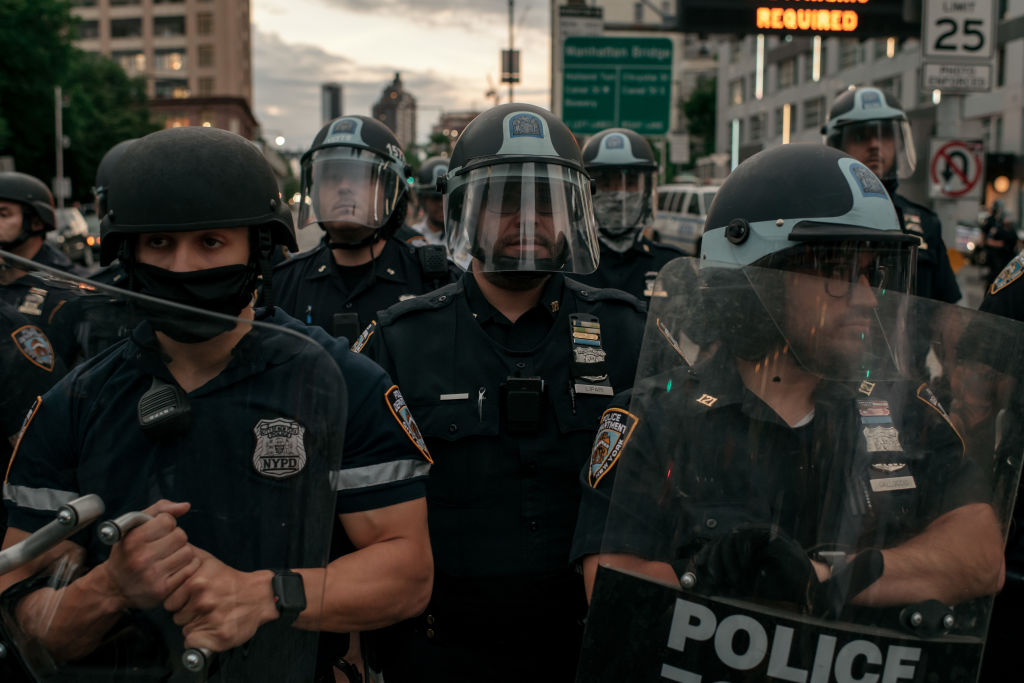 Protests Against Police Brutality Over Death Of George Floyd Continue In NYC