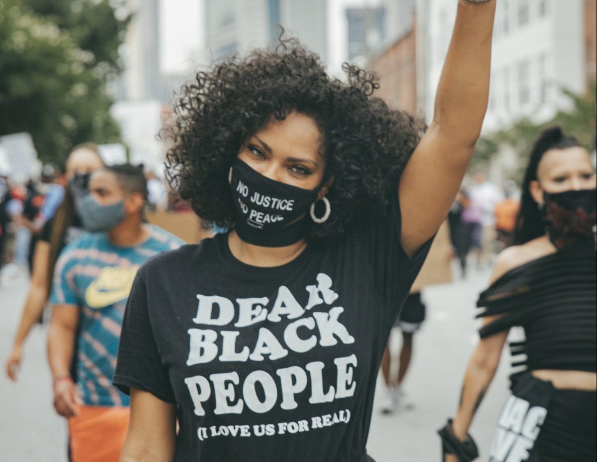 Black Women Protesting