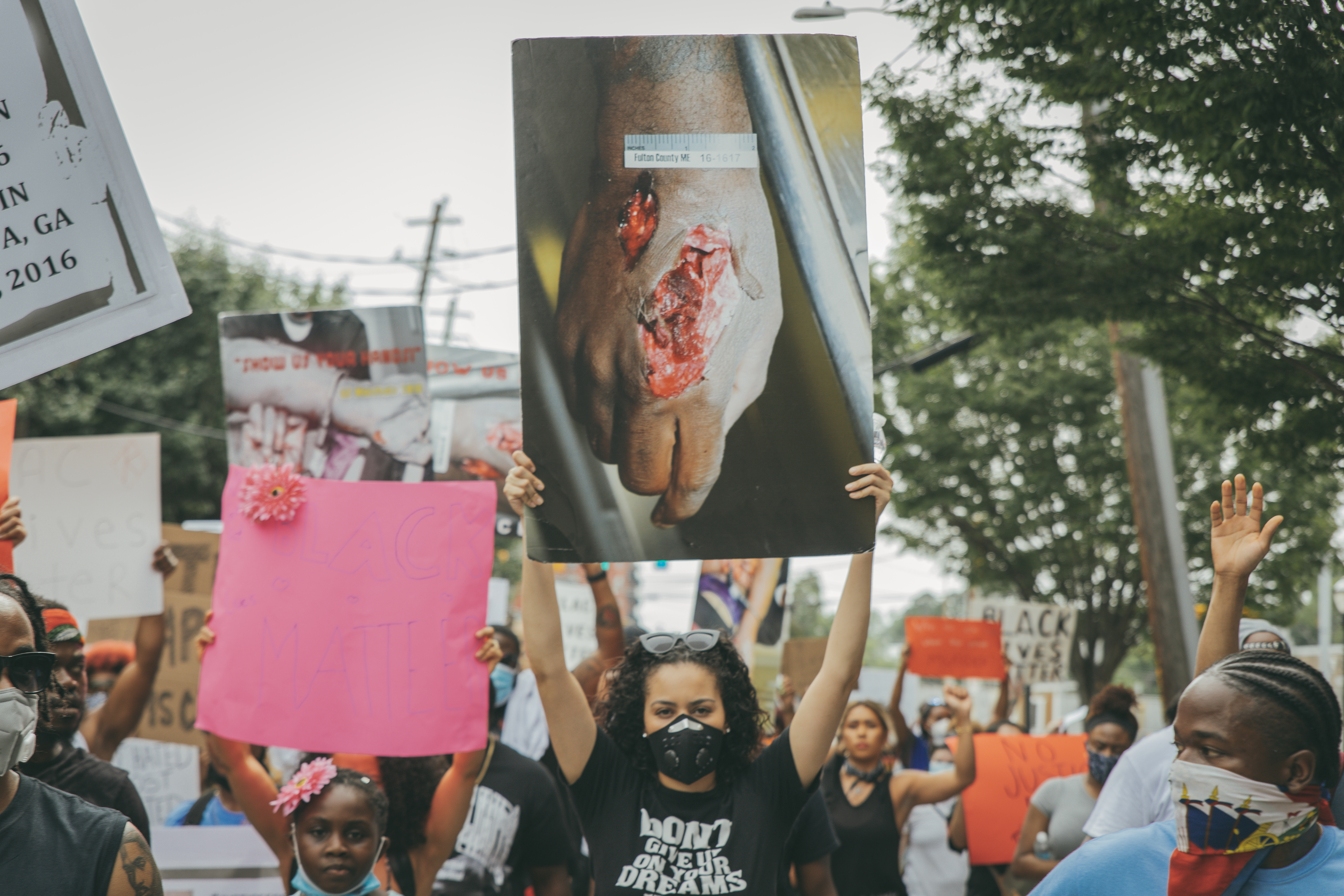 Black Women Protesting