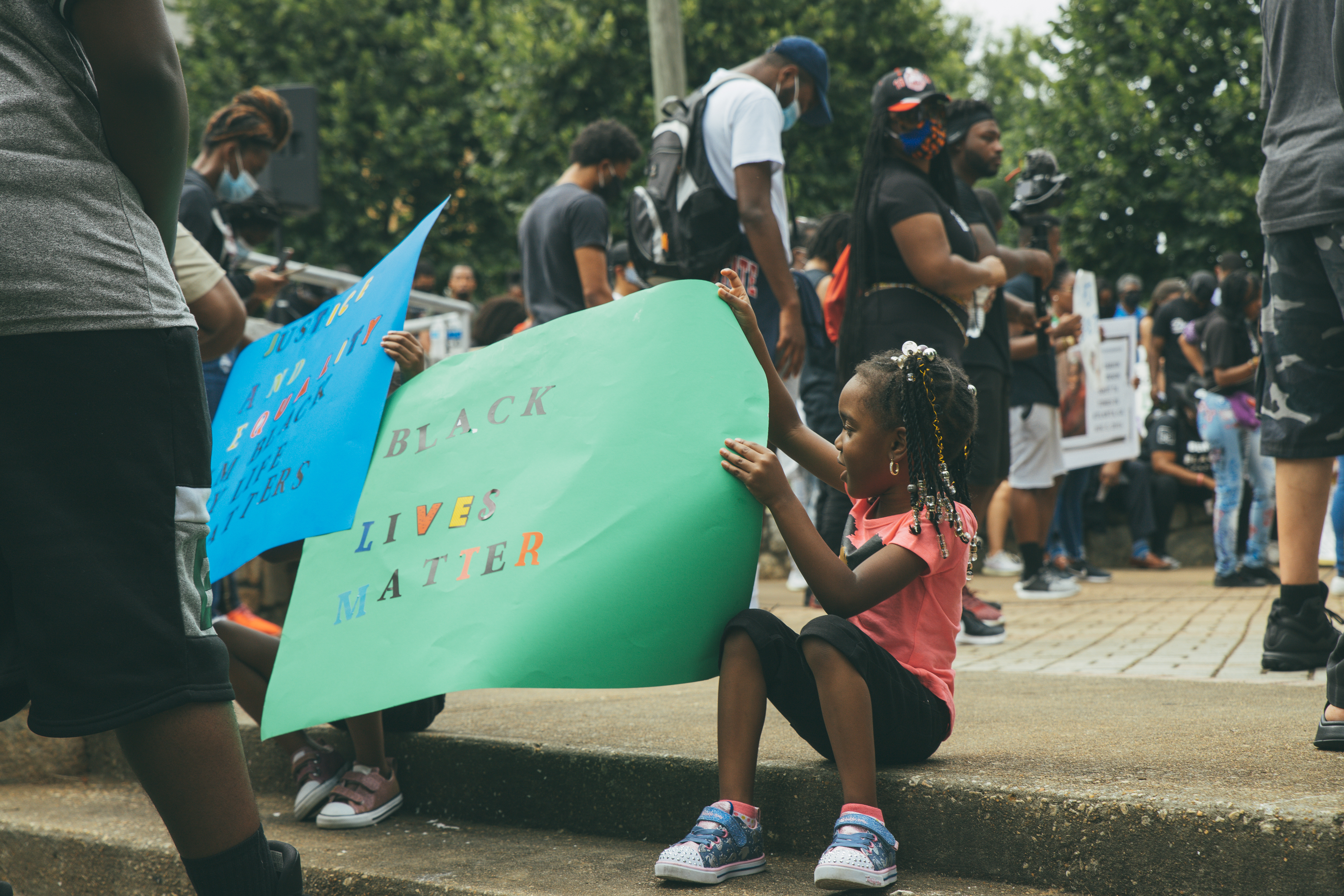 Black Women Protesting
