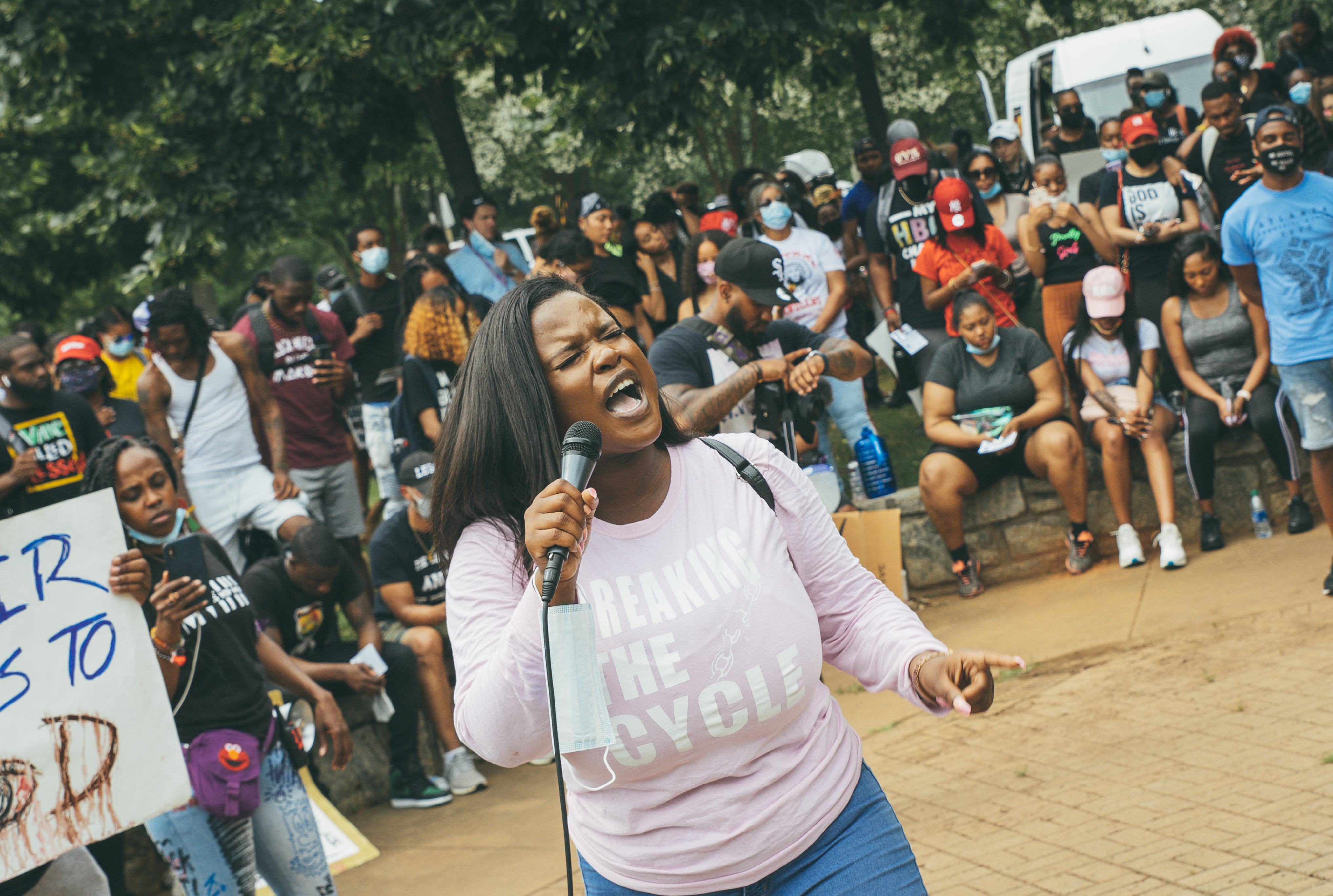 Black Women Protesting