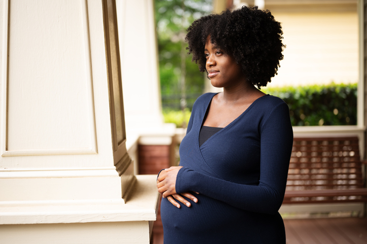 African American Pregnant Mother