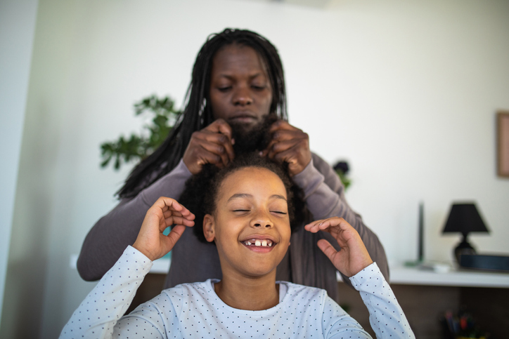 trimming hair at home