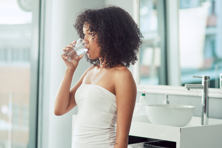 not drinking enough water