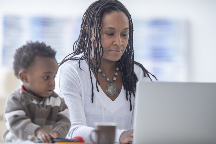 work from home stay at home mom