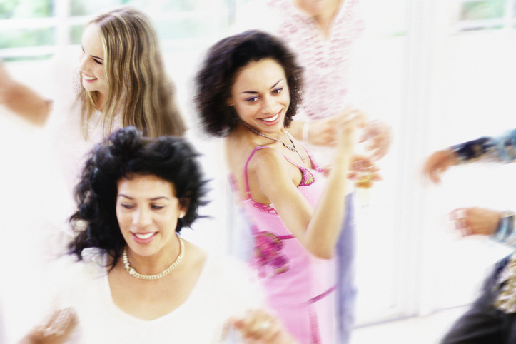 People Dancing at Wedding Reception