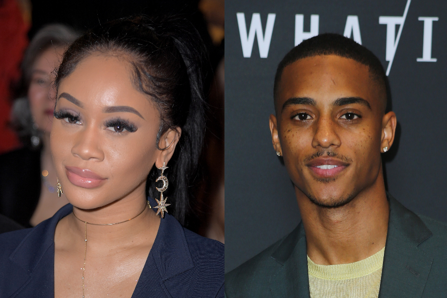 Saweetie and Keith Powers