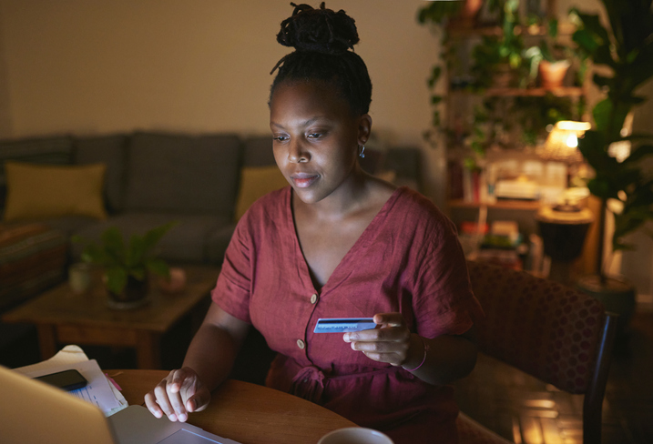 With online banking you can transact at anytime, 24/7