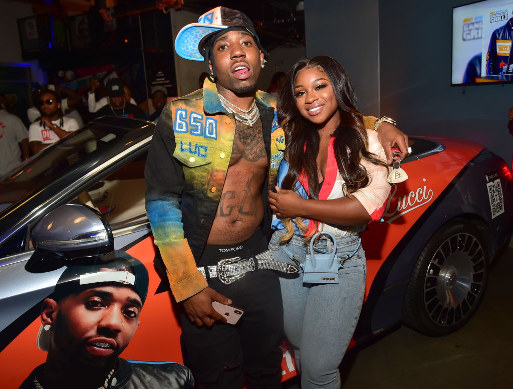 Reginae and YFN Lucci at 650 LUC: Gangsta Grillz Listening Event