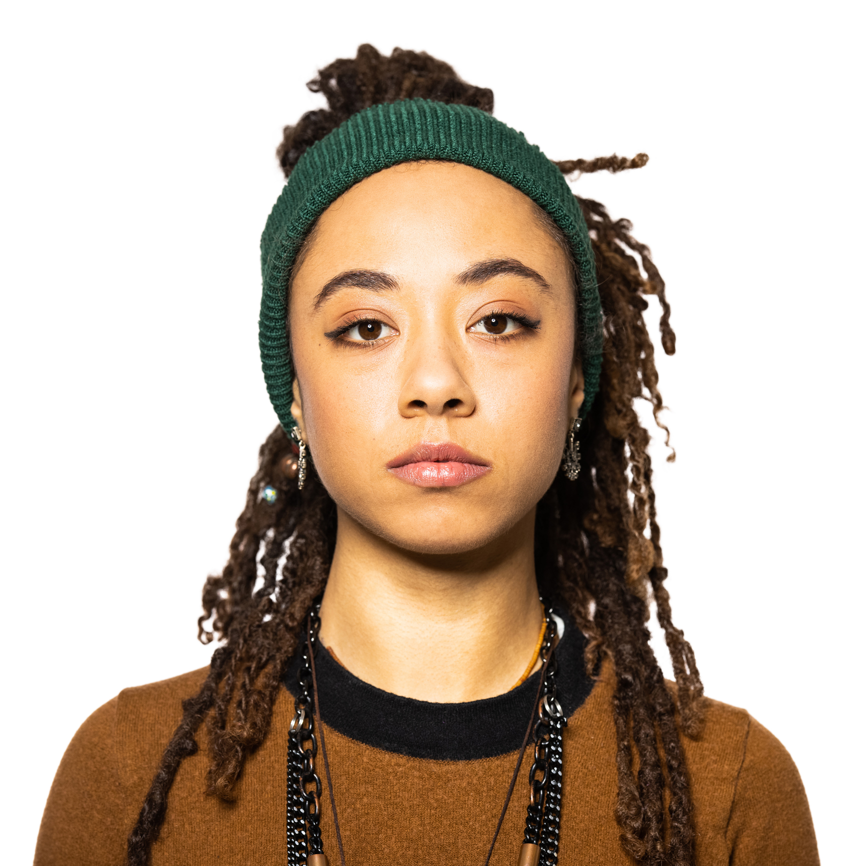 Portrait of confident young woman