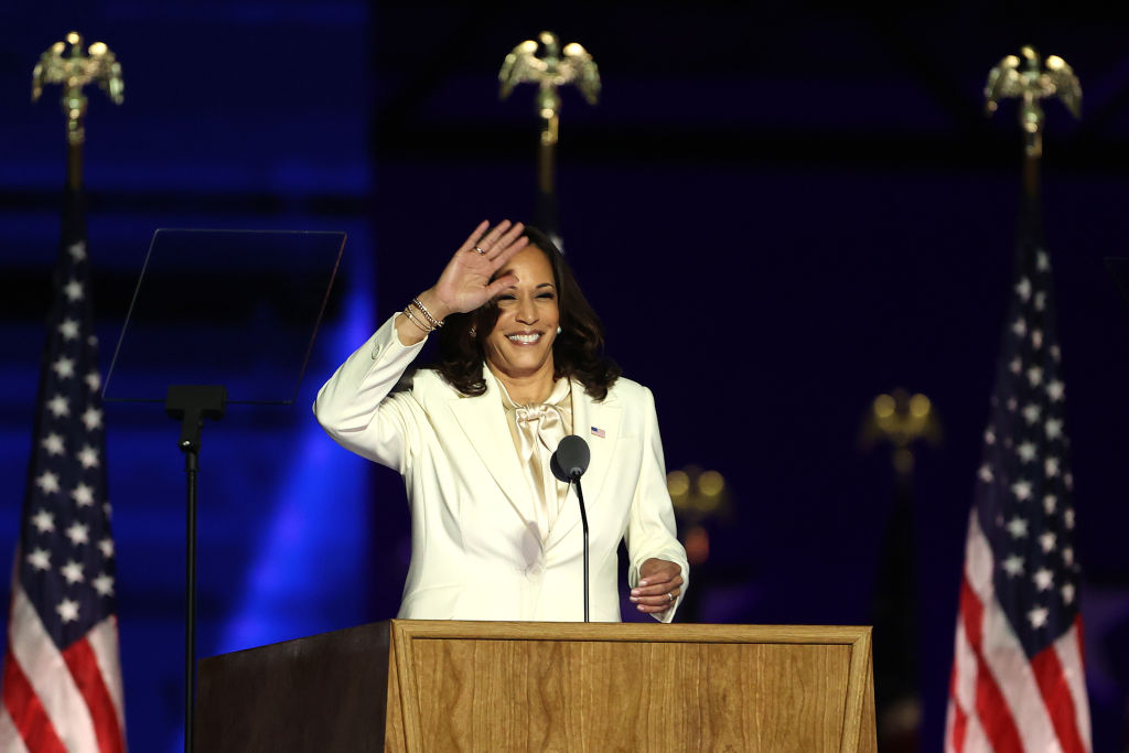 President-Elect Joe Biden And Vice President-Elect Kamala Harris Address The Nation After Election Win