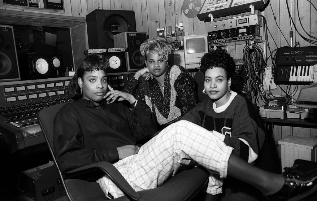 Salt 'N Pepa at Bayside Sound Recording Studios