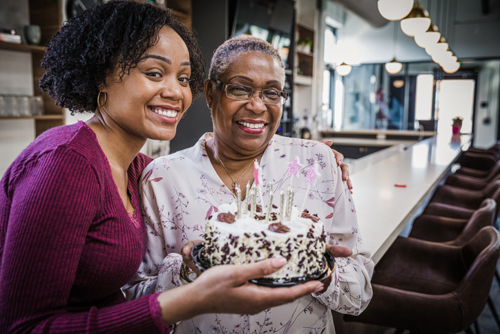 Celebrating Grandma's Birthday