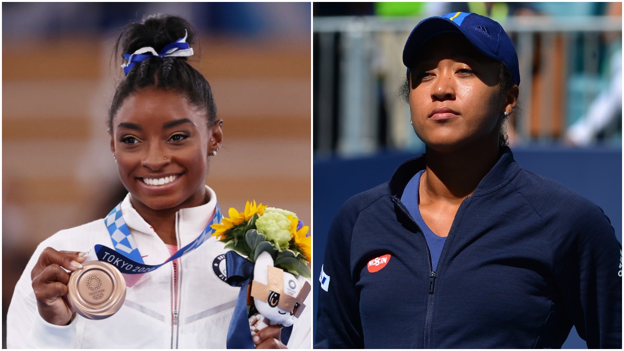 simone biles, naomi osaka