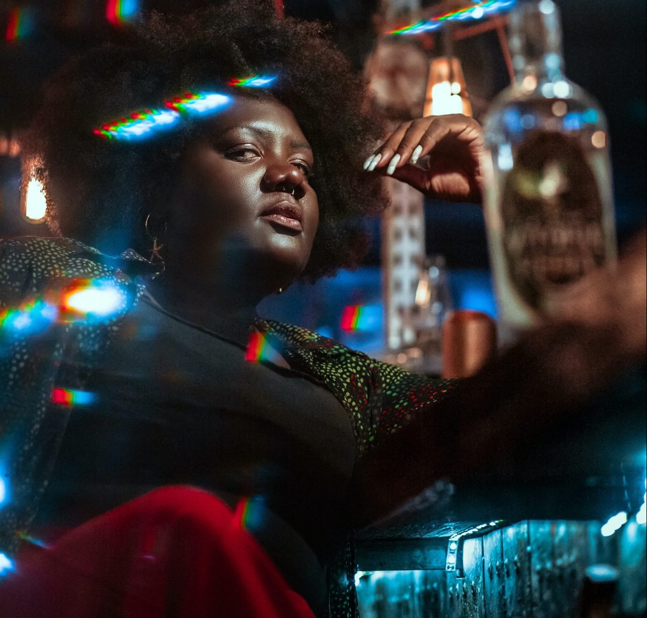 Black woman nightclub