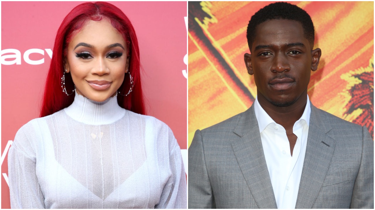 damson idris, saweetie