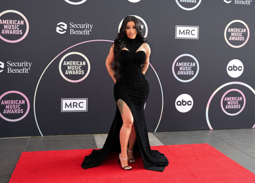2021 American Music Awards Red Carpet Roll-Out With Host Cardi B