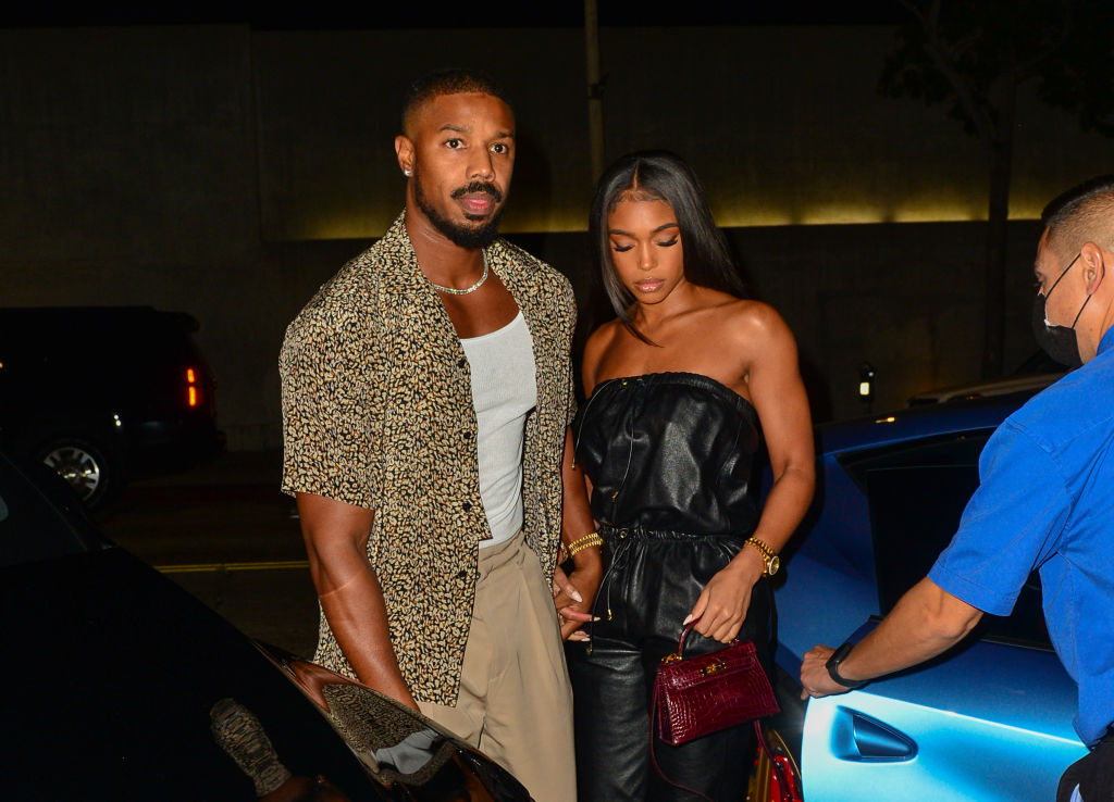 Lori Harvey and Michael B. Jordan spotted in Los Angeles.