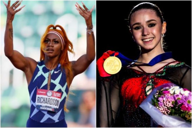 sha'carri richardson kamila Valieva doping cases