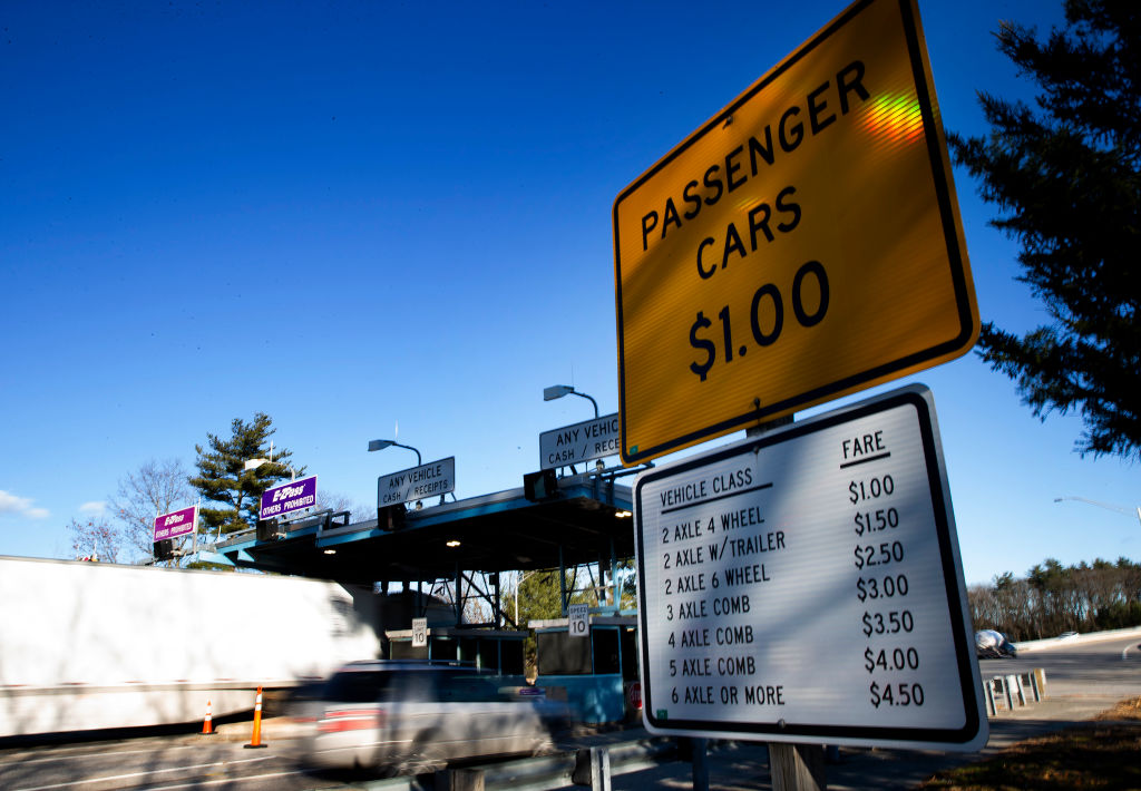 Toll roads on a road trip
