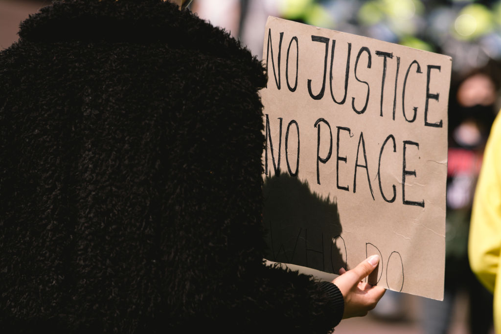 Black Lives Matter Protest In Duesseldorf
