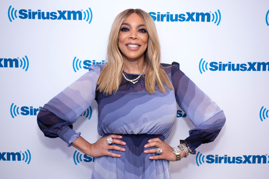 Wendy Williams smiles for the camera at Celebrities Visit SiriusXM on September 6, 2018.