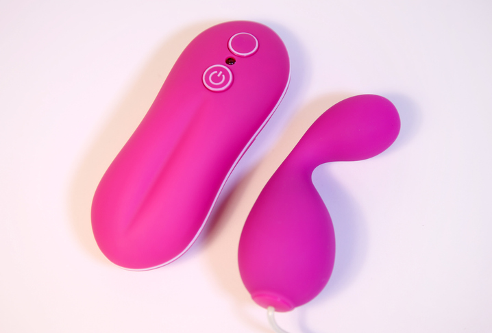 Pink vibrator sex toy