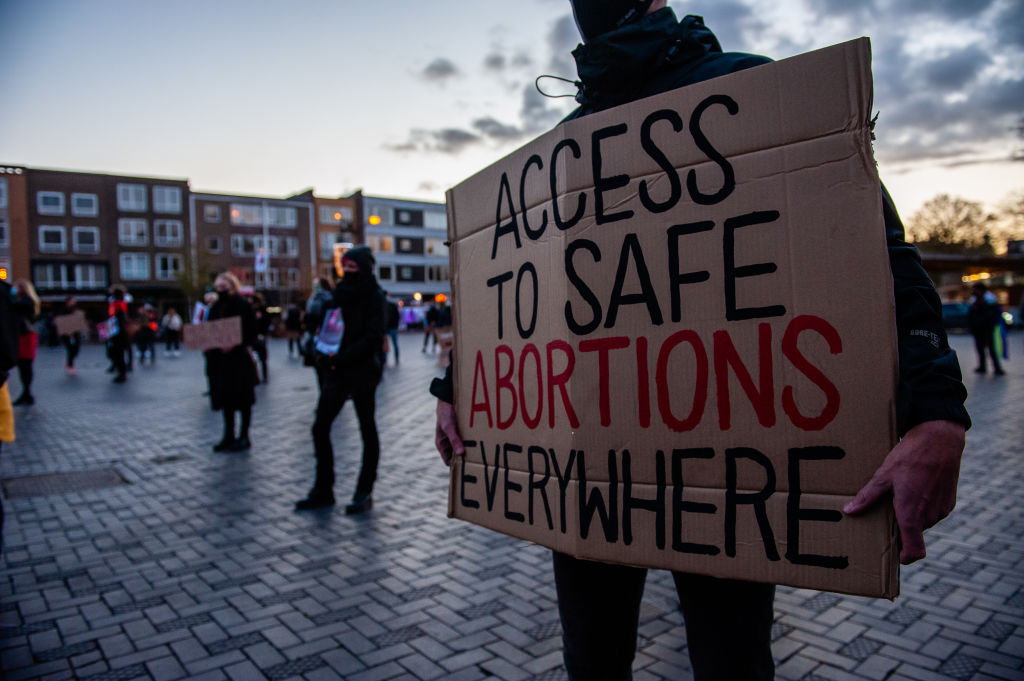 Peaceful Demonstration In Solidarity With Polish Women In Nijmegen, Netherlands