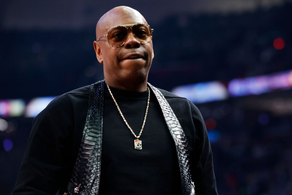 Dave Chappelle at the 2022 NBA All-Star Game