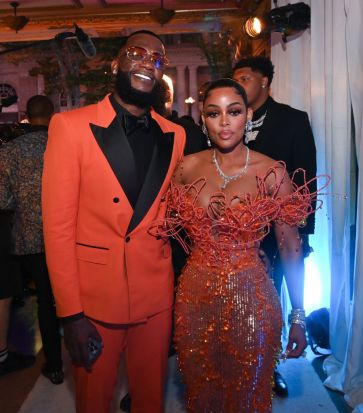 Keyshia Ka'Oir and Gucci Mane attend the 2nd Annual The Black Ball: Quality Control's CEO Pierre "Pee" Thomas Birthday Celebration.