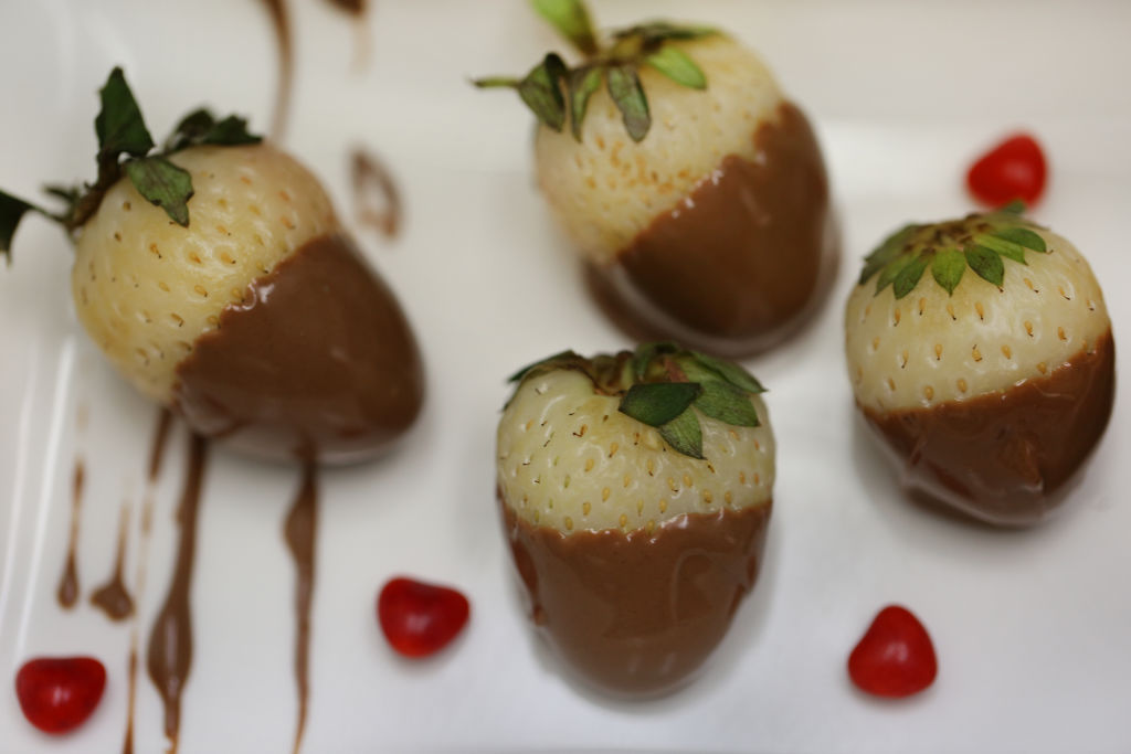 Chocolate Dipped White Strawberries
