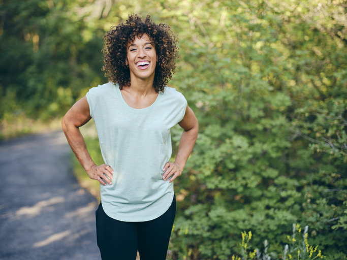 Woman Enjoying an Active Lifestyle