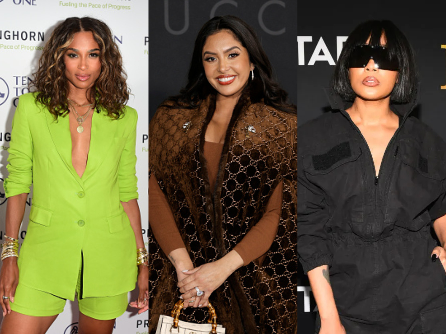 vanessa bryant, monica, ciara