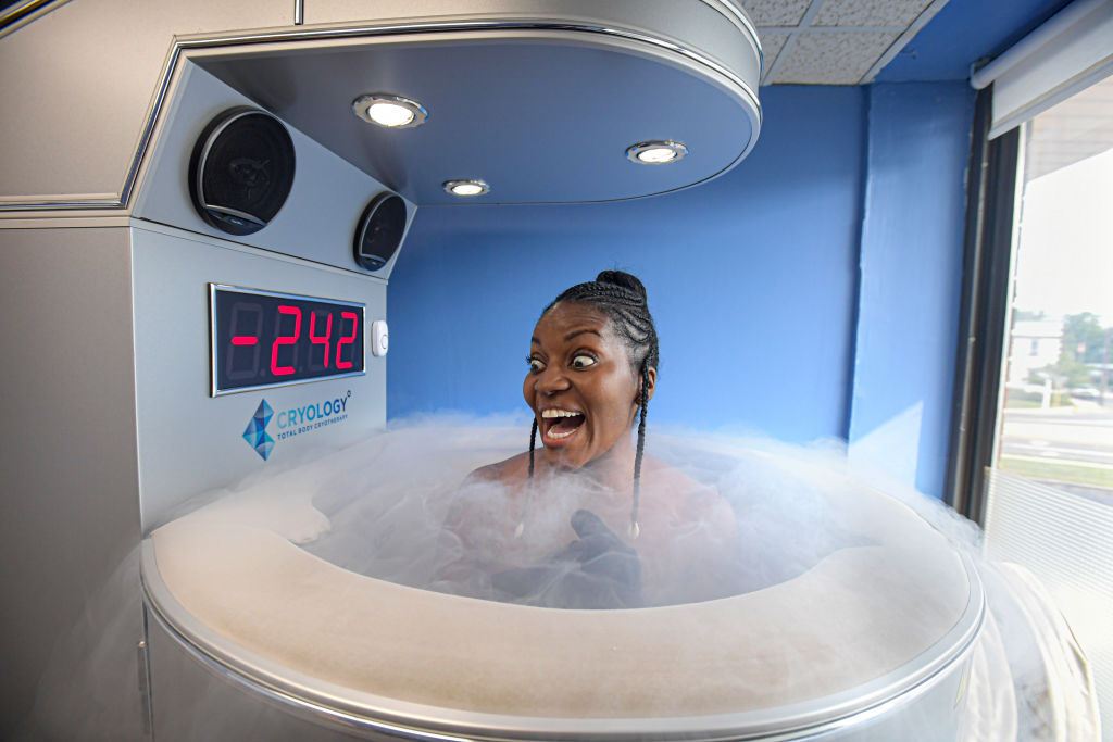 Long Island woman undergoes cryotherapy in 2019