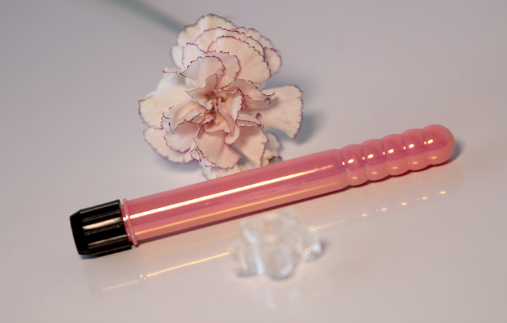 Pink vibrator sex toy