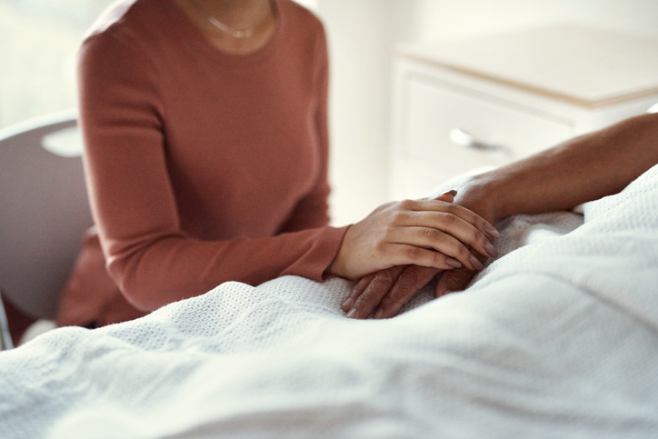woman experiencing the power of touch
