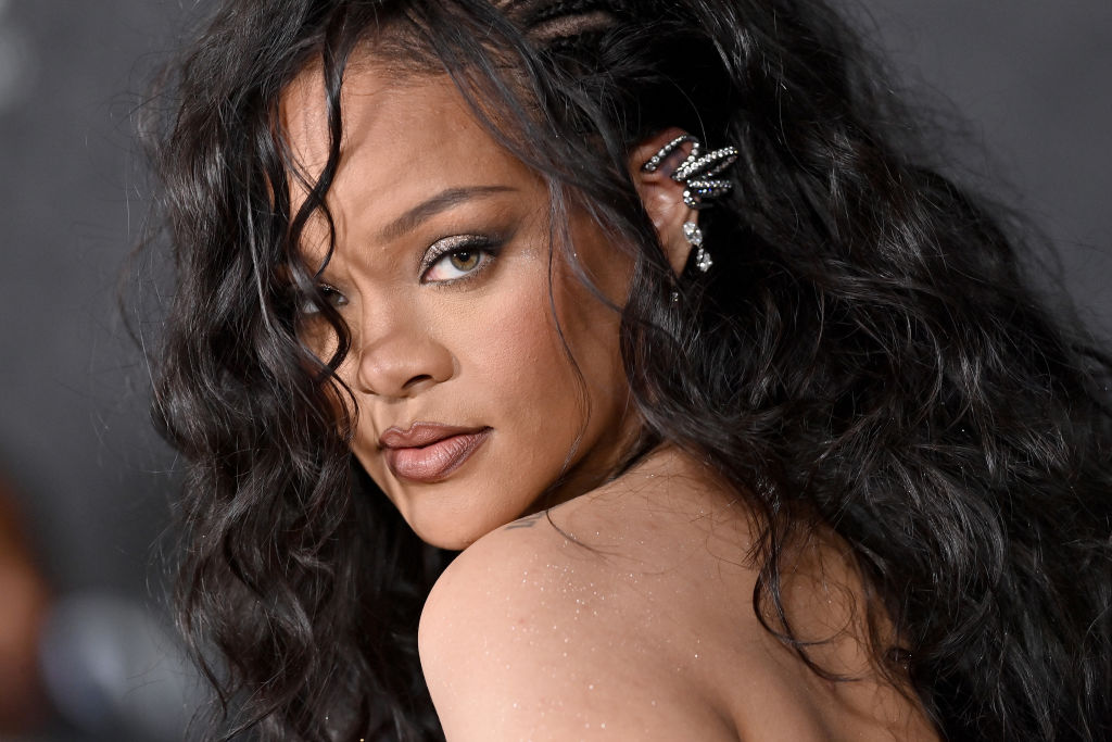 rihanna half braid hairstyle