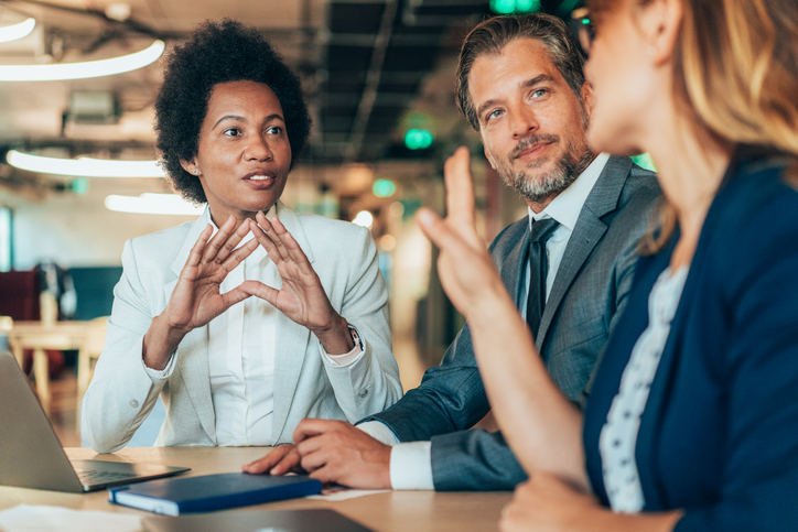 Business persons on meeting in the office