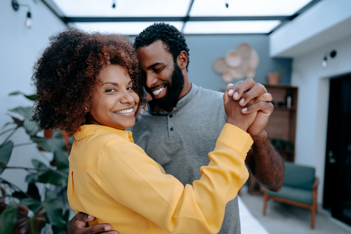 couple dancing together enjoying the 7 love languages