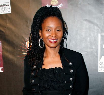 Dee Barnes at the "Hip-Hop: A Cultural Odyssey" Luxury Book Launch And Exhibit Premiere