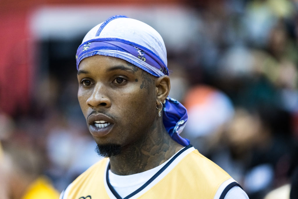 Tory Lanez at the 2022 Parlor Games Celebrity Basketball Classic