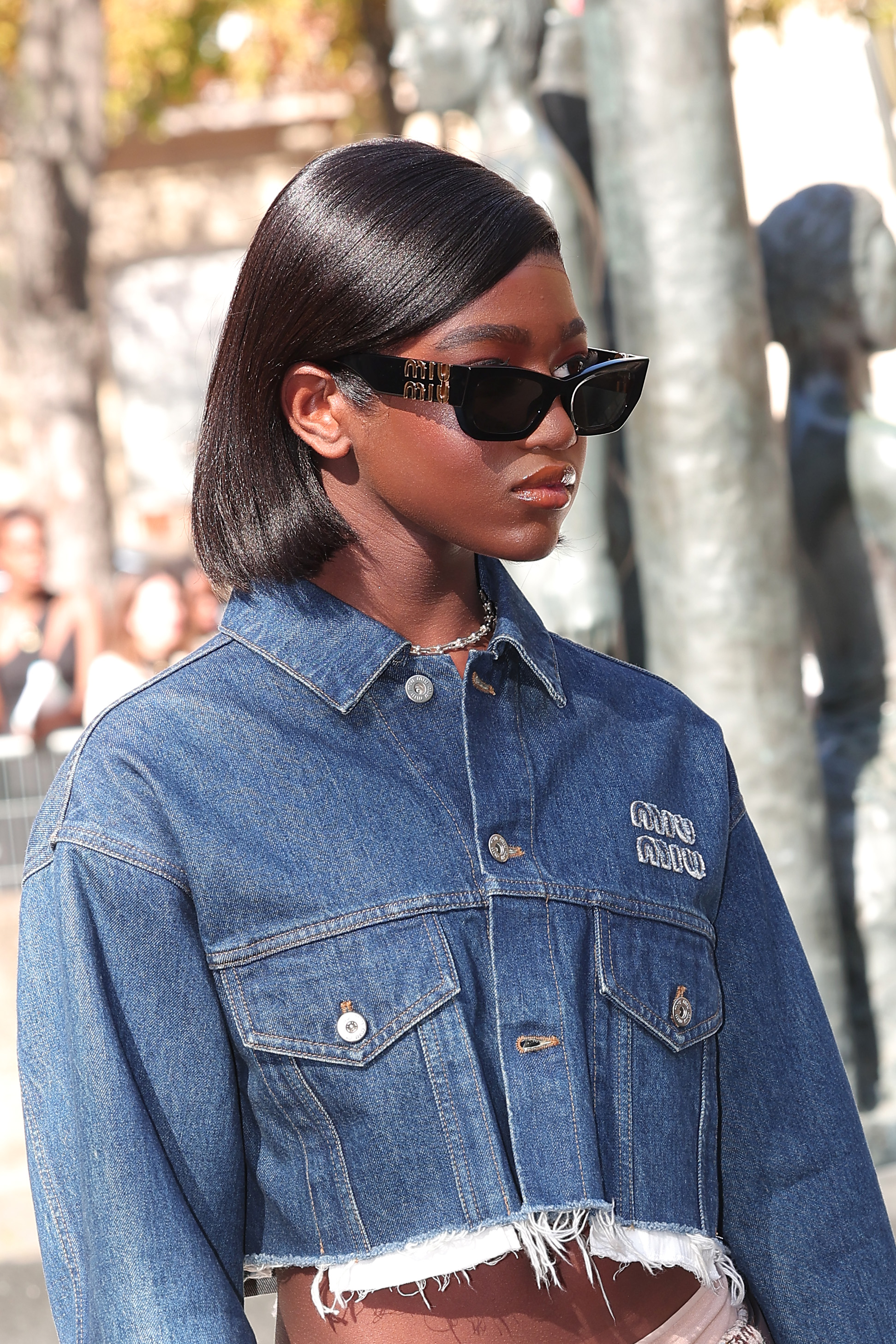 Zaya Wade attends the Miu Miu