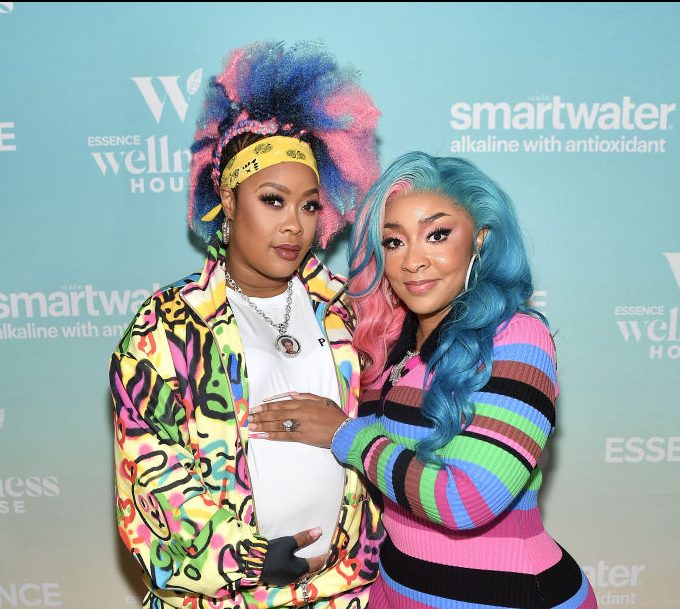 Da Brat and Jesseca Dupart at the 2023 ESSENCE Wellness House In Atlanta, GA