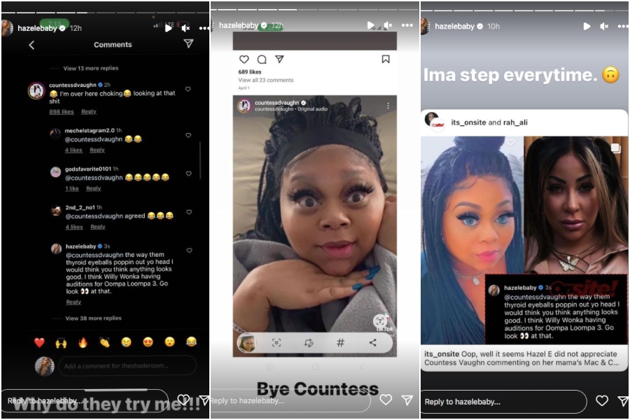 Countess Vaughn Hazel Instagram eye bulging thyroid hyperthyroidism