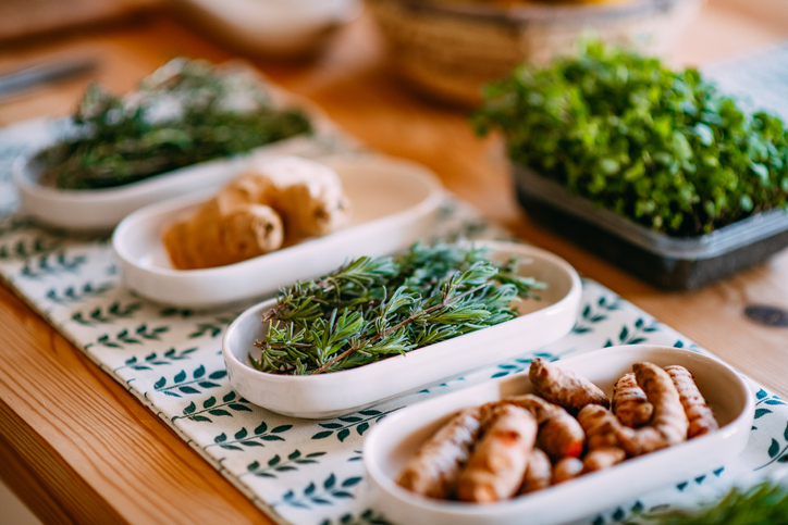 Medicinal Fresh Herbs used in herbalism