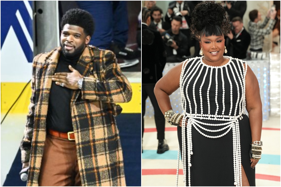 P.K. Subban Lizzo lunch hockey