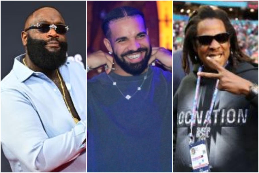 Rick Ross Drink Champs Drake Jay-Z two percentile artists hip-hop