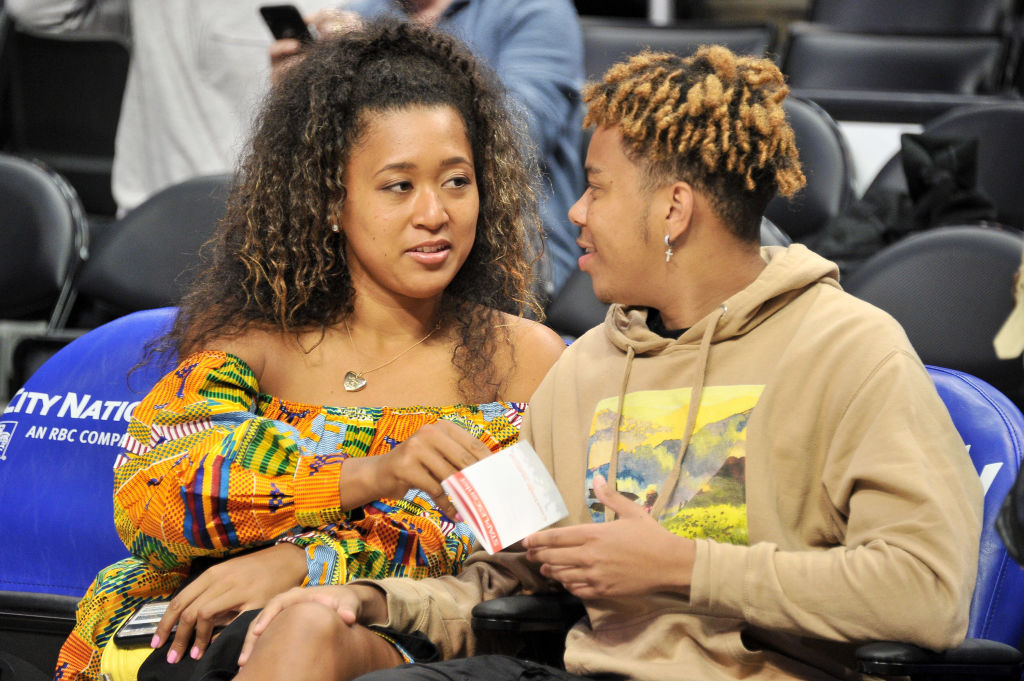 Celebrities At The Los Angeles Clippers Game
