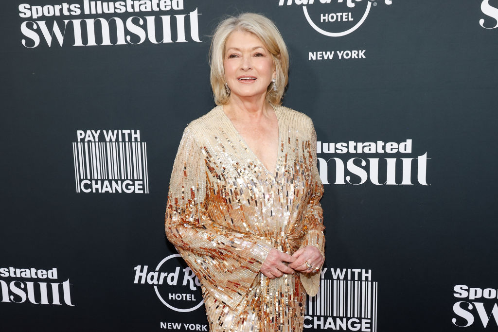 Martha Stewart working work home