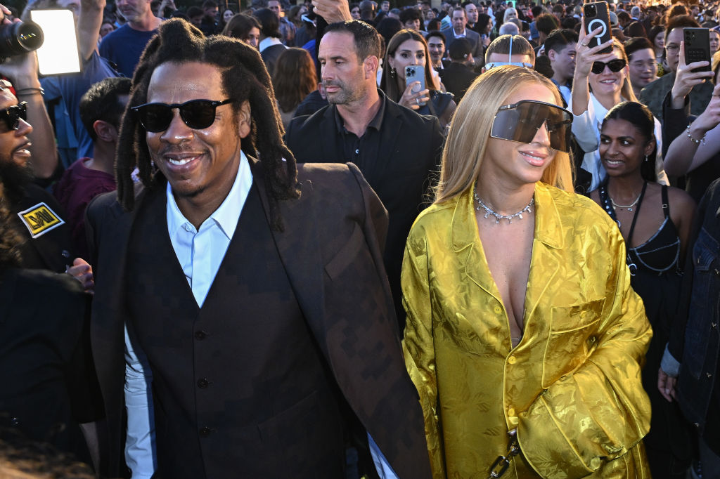 Louis Vuitton Menswear Beyoncé Jay-Z Kelly Rowland show Pharrell